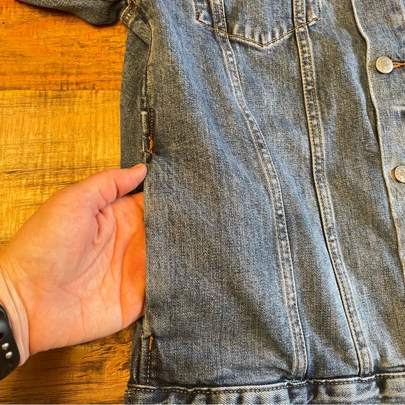 Lucky Brand Totally Lucky Boyfriend Trucker Jacket size large - Picture 11 of 15